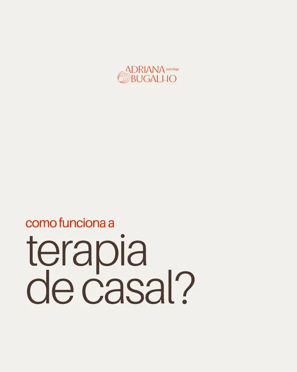 Publicação no Instagram: Como funciona a terapia de casal?